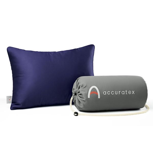 ACCURATEX Camping Pillow-100% Cotton Breathable Cover
