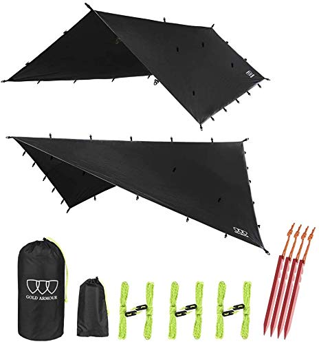 Waterproof Hammock Rain Fly Camping Tarp Shelter