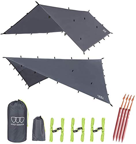 Waterproof Hammock Rain Fly Camping Tarp Shelter