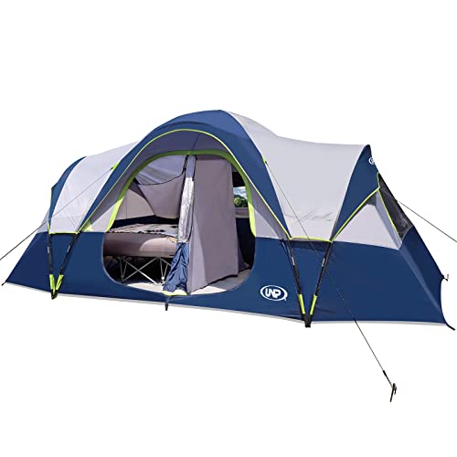10 Person Family Camping Tent with Rainfly
