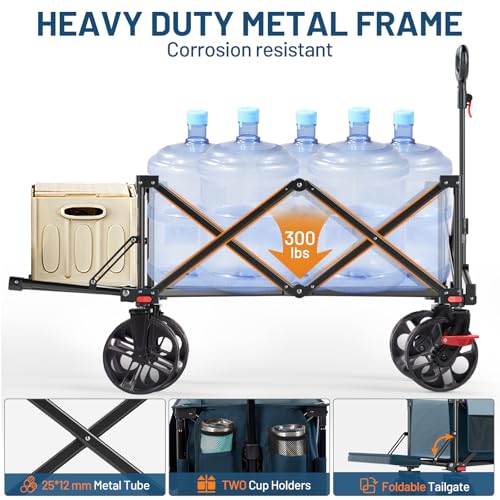 Collapsible Heavy Duty Outdoor Camping Wagon Cart