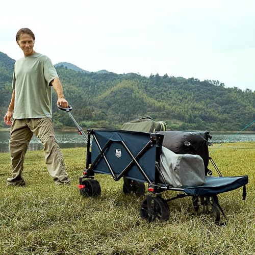 Collapsible Heavy Duty Outdoor Camping Wagon Cart
