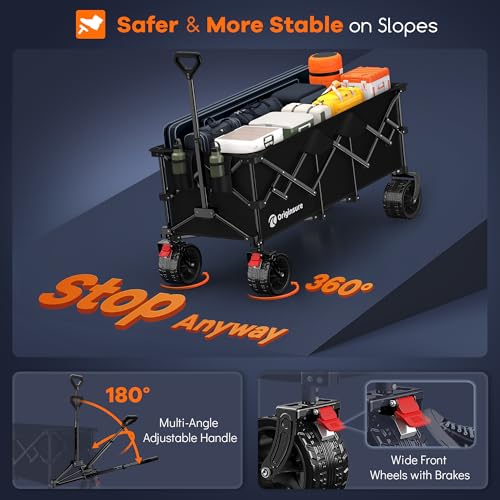 Heavy Duty Folding Camping Wagon Cart