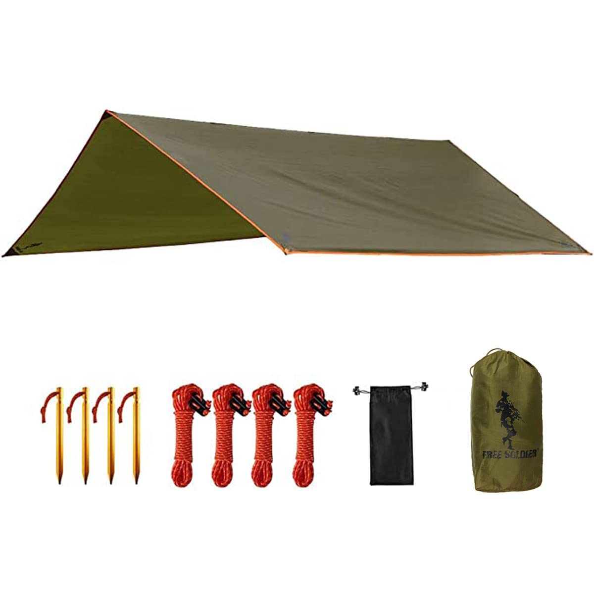 Waterproof Portable Camping Tarp Shelter Awning