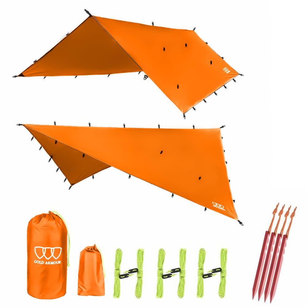 Waterproof Hammock Rain Fly Camping Tarp Shelter