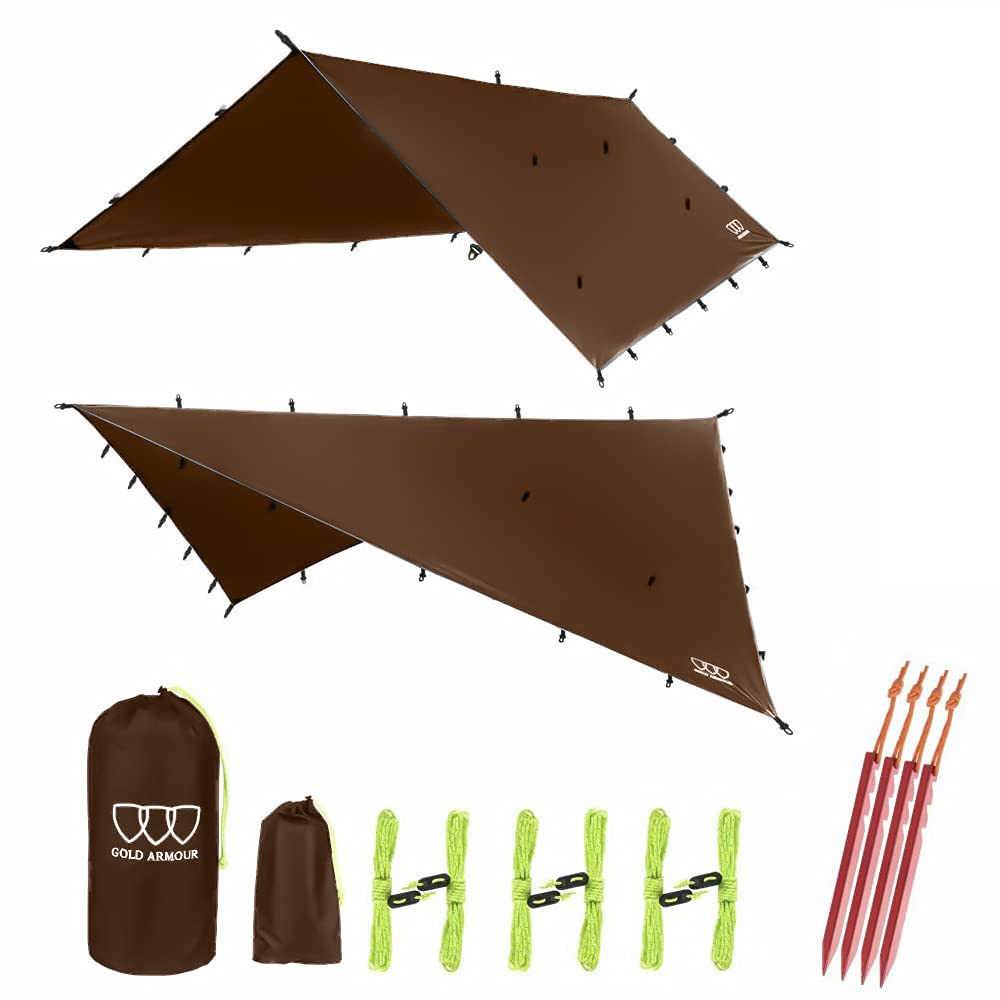 Waterproof Hammock Rain Fly Camping Tarp Shelter