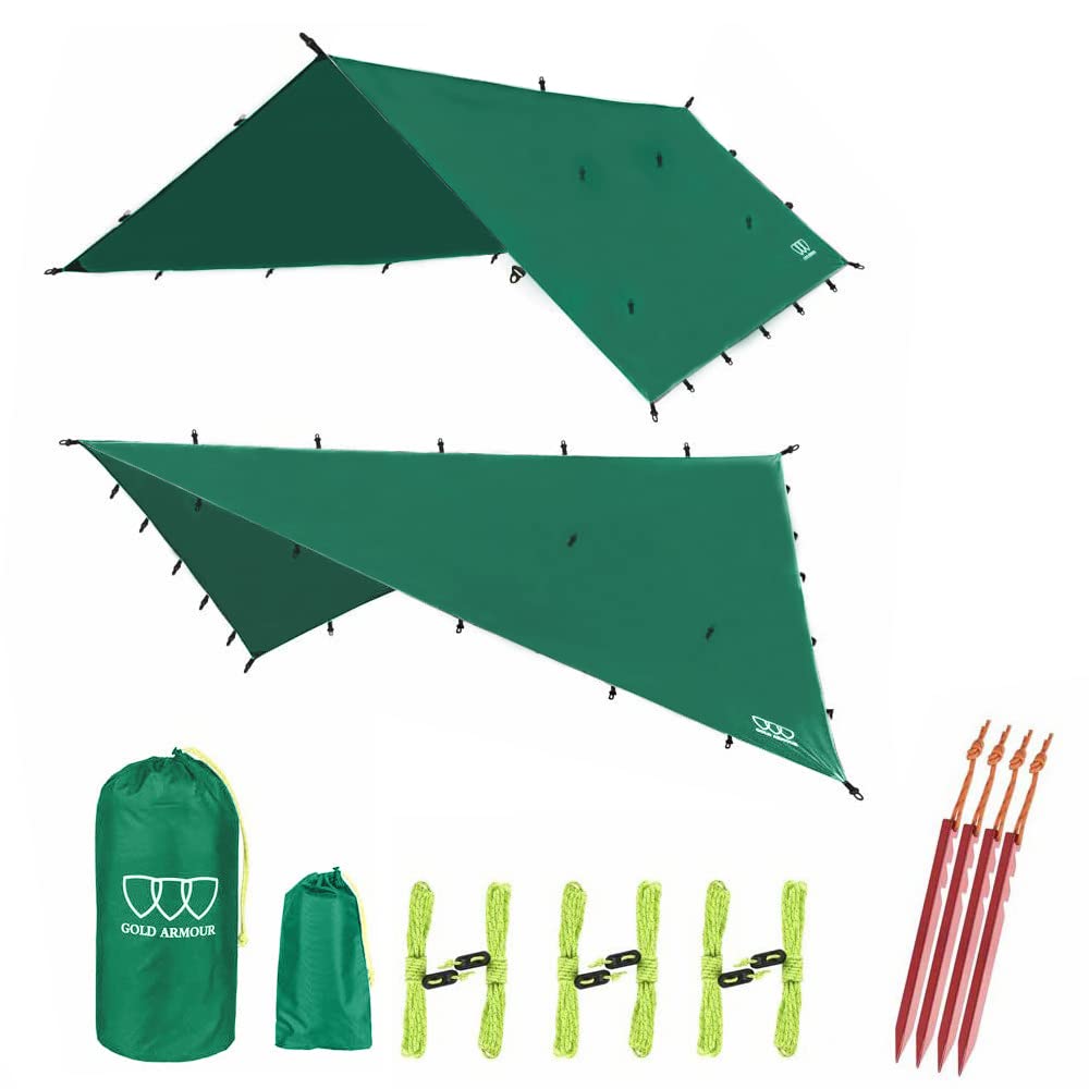 Waterproof Hammock Rain Fly Camping Tarp Shelter