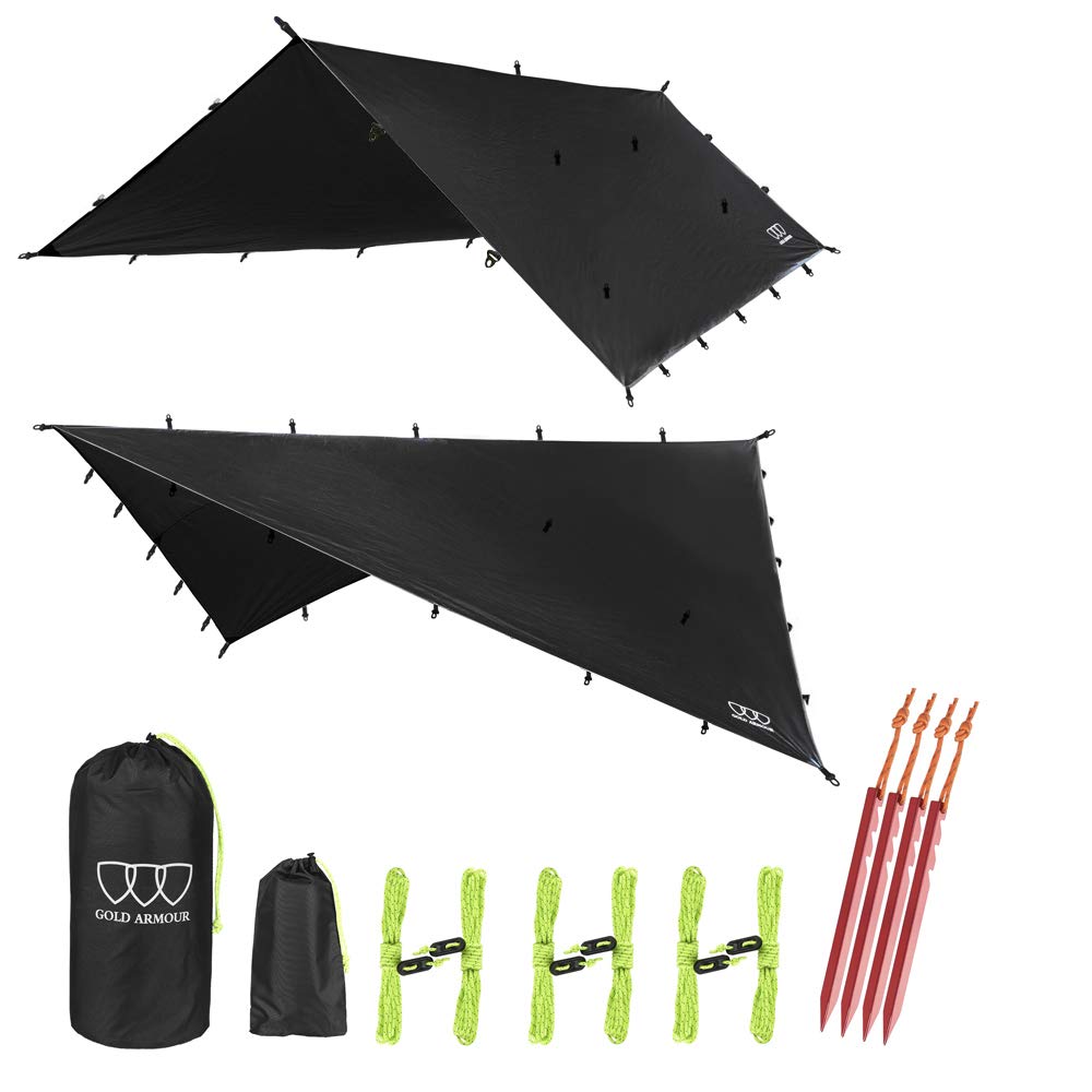 Waterproof Hammock Rain Fly Camping Tarp Shelter