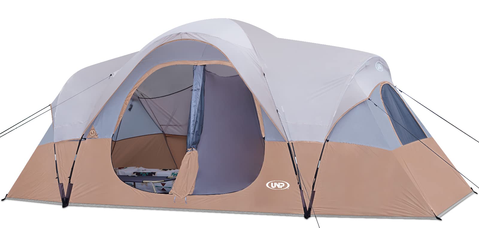 10 Person Family Camping Tent with Rainfly