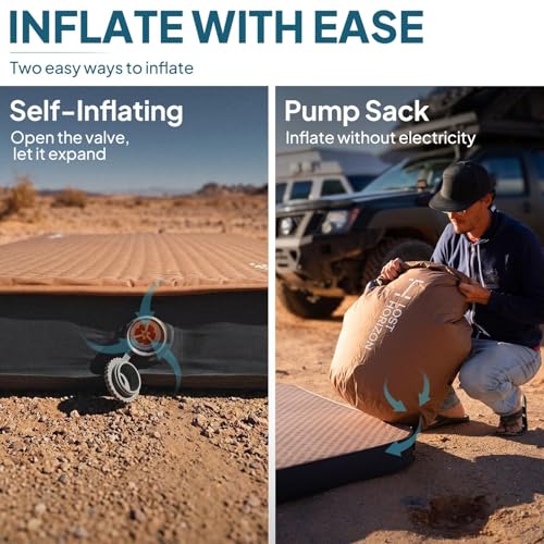 Self Inflating Camping Mattress Sleeping Pad