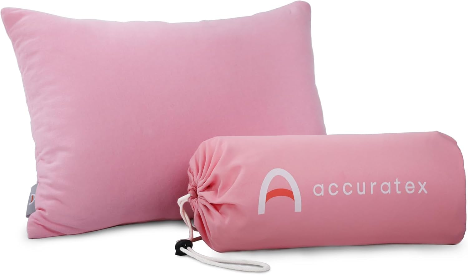 ACCURATEX Camping Pillow-100% Cotton Breathable Cover