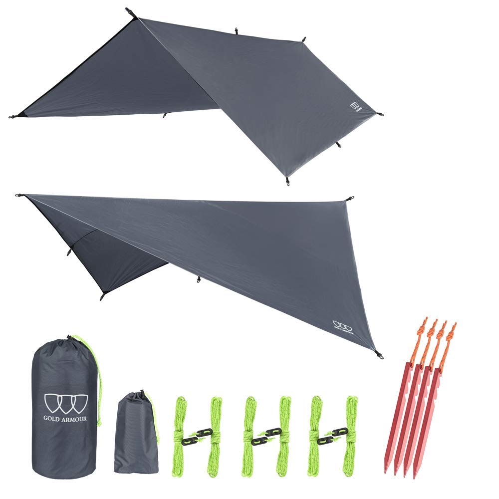 Waterproof Hammock Rain Fly Camping Tarp Shelter