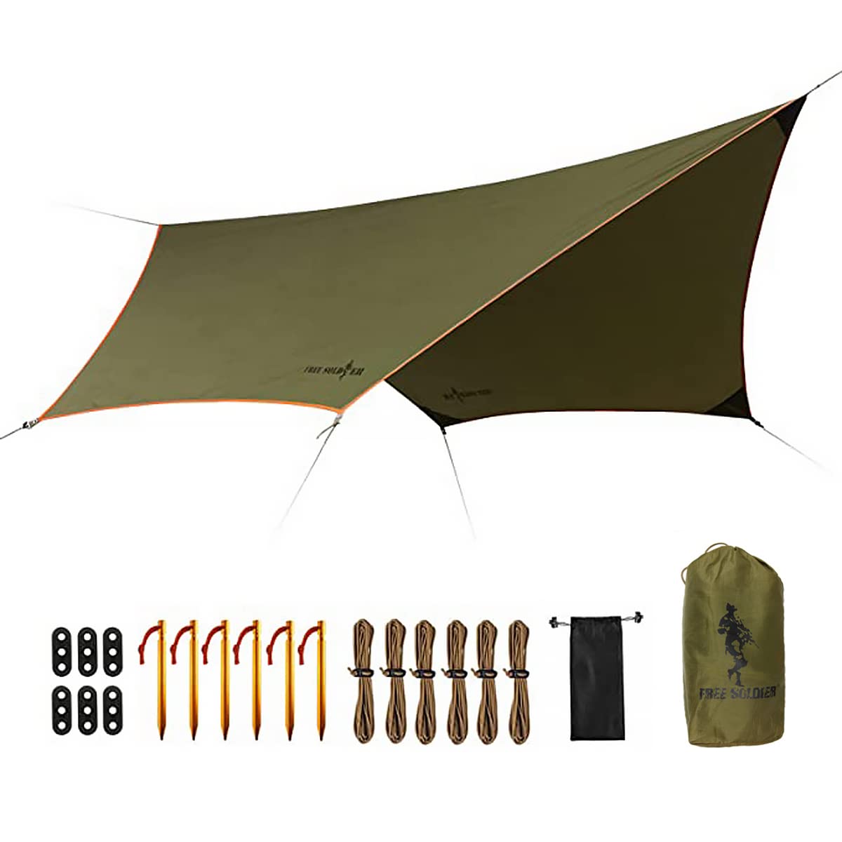 Waterproof Portable Camping Tarp Shelter Awning