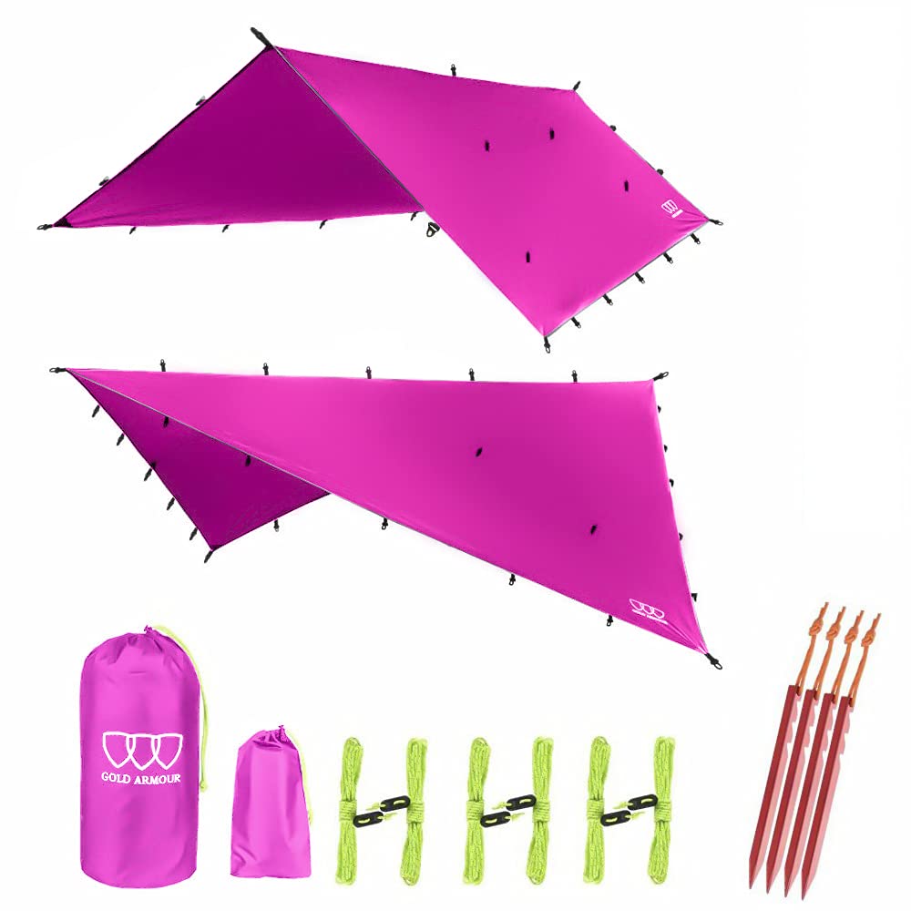 Waterproof Hammock Rain Fly Camping Tarp Shelter
