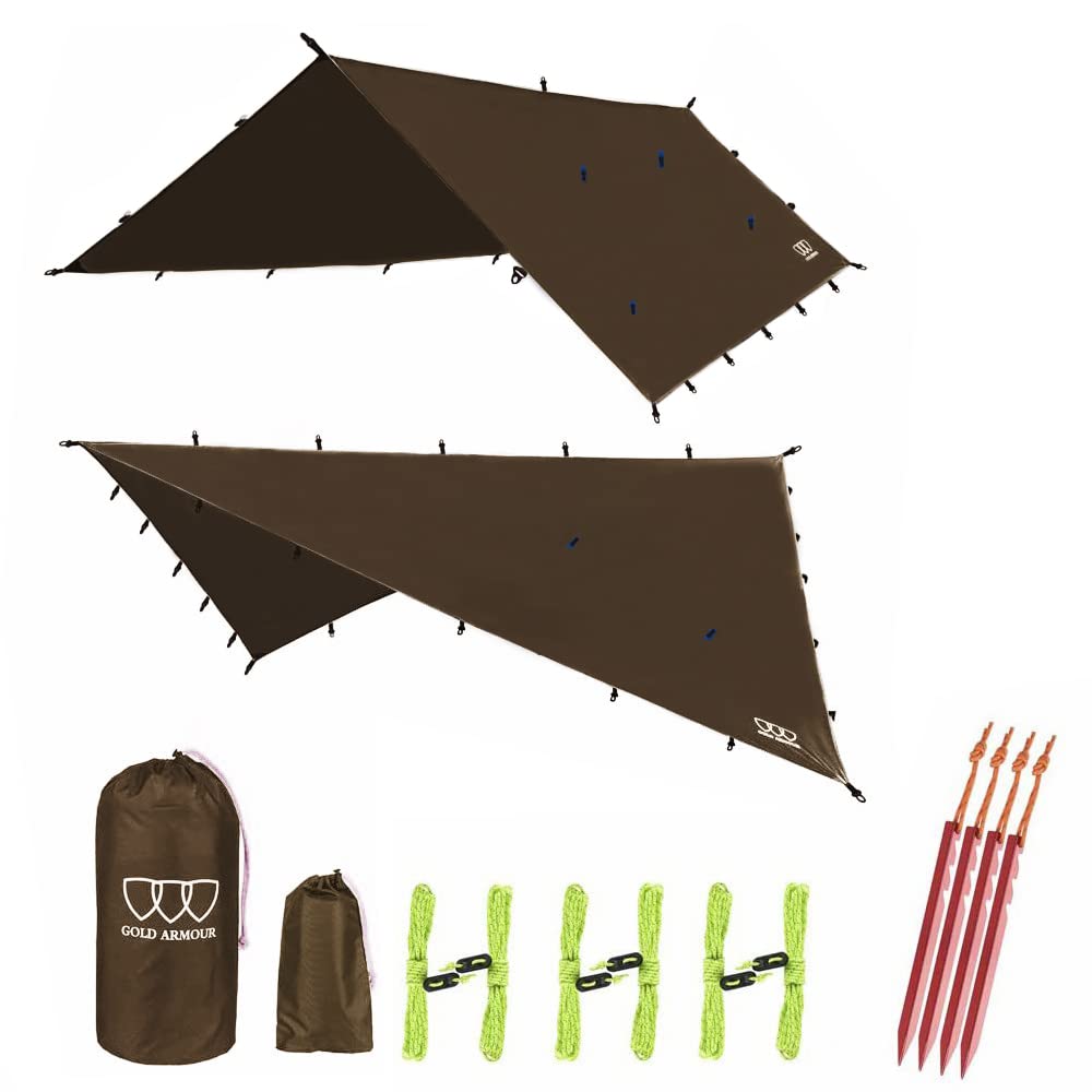 Waterproof Hammock Rain Fly Camping Tarp Shelter