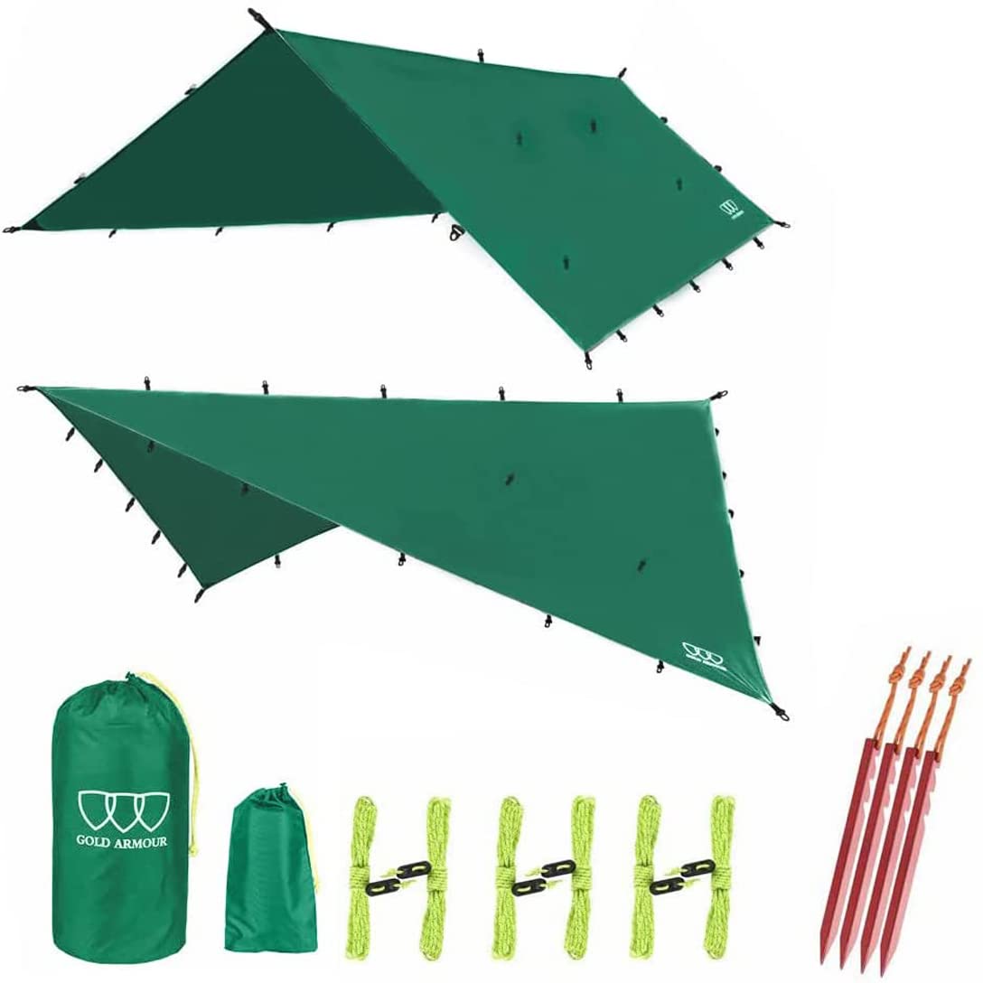 Waterproof Hammock Rain Fly Camping Tarp Shelter