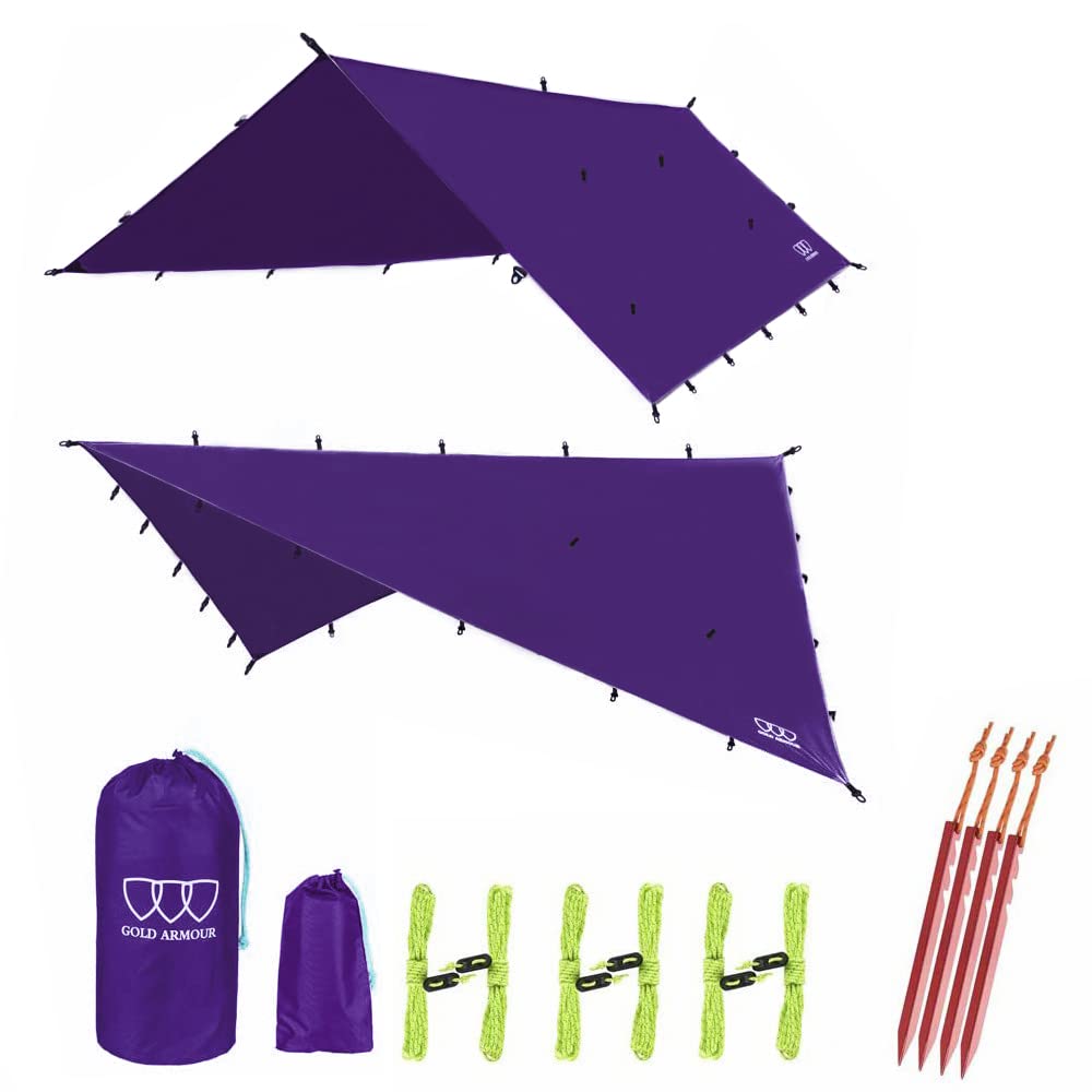 Waterproof Hammock Rain Fly Camping Tarp Shelter