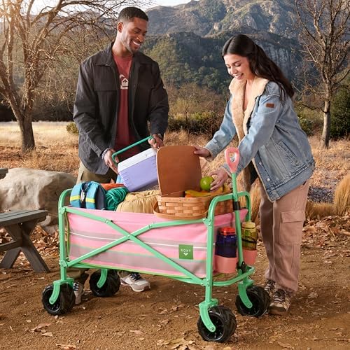 Folding Heavy Duty Outdoor Camping Wagon Cart