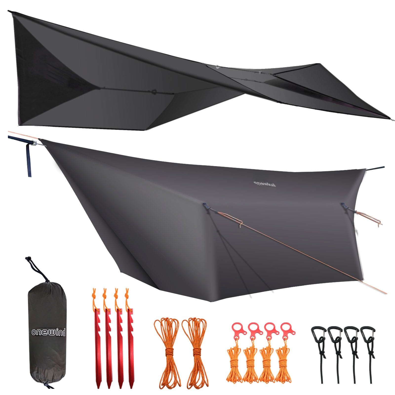 Ultralight Waterproof Hammock Camping Tarp Rain Fly