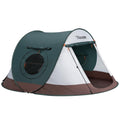 Instant Pop Up Waterproof Camping Tent with 2 Doors
