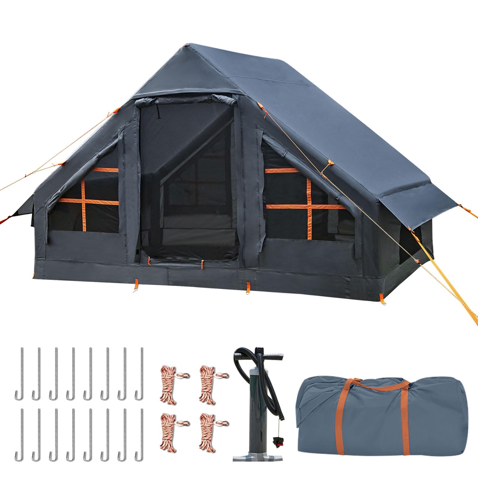 Inflatable Waterproof Camping Tent with Hand Pump
