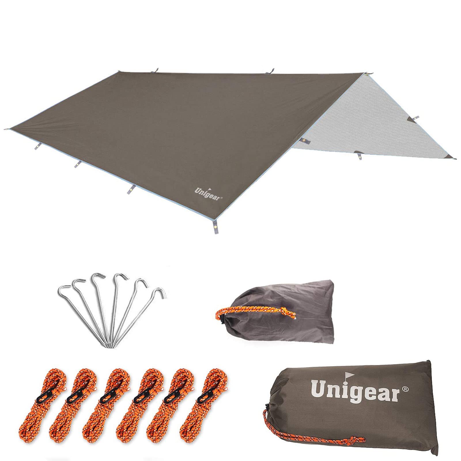 Waterproof Camping Tarp Rain Fly Shelter Cover