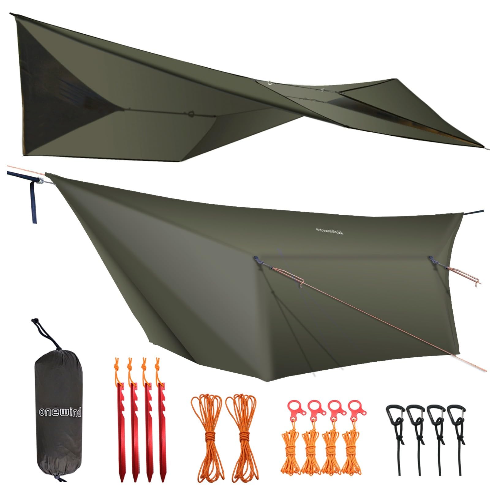 Ultralight Waterproof Hammock Camping Tarp Rain Fly