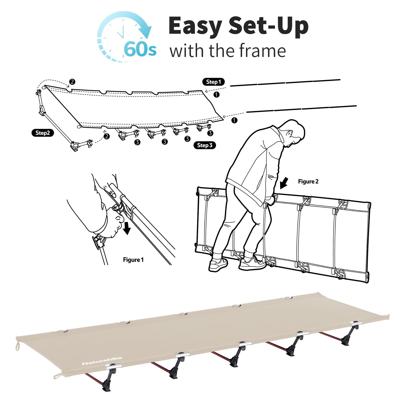 Naturehike GreenWild Camping Cot