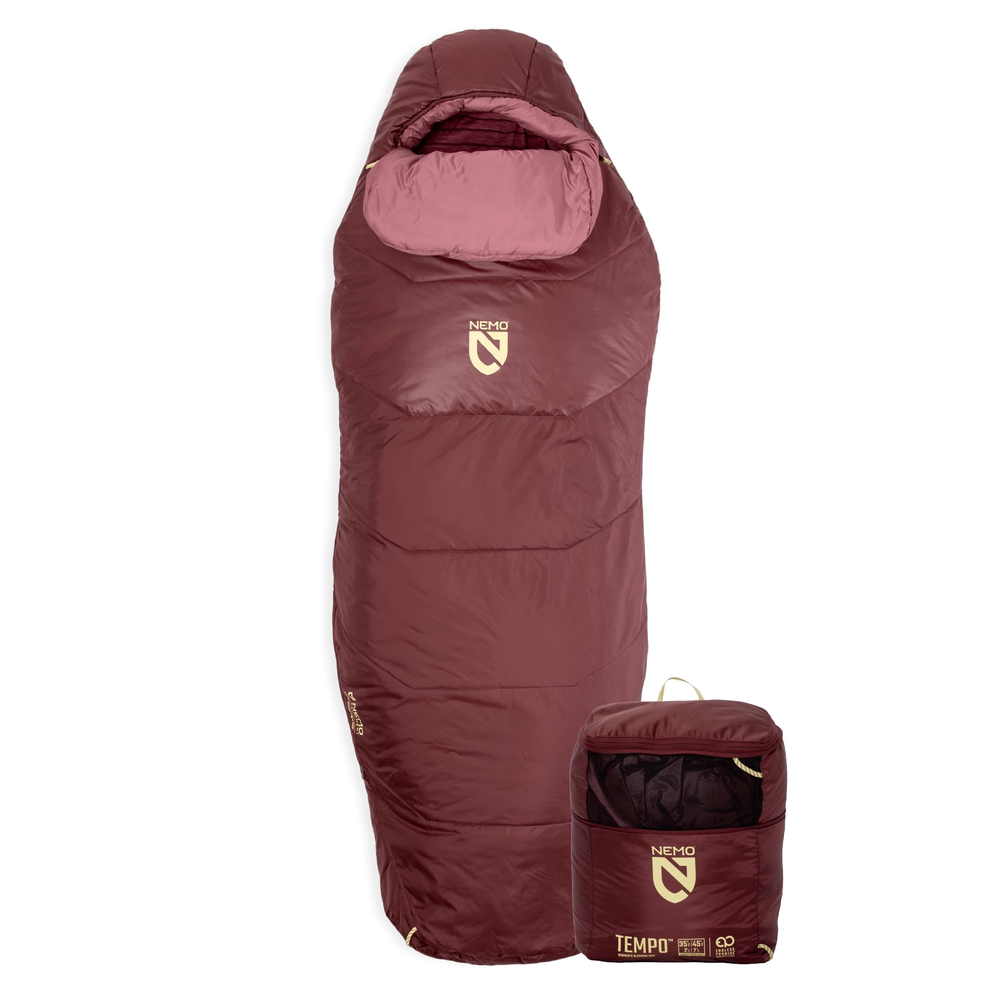 NEMO Equipment Tempo | Men's and Women's 20 & 35 Degree Synthetic Sleeping Bags