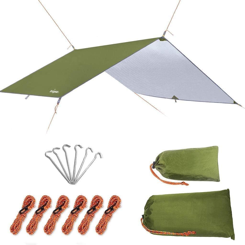 Waterproof Camping Tarp Rain Fly Shelter Cover