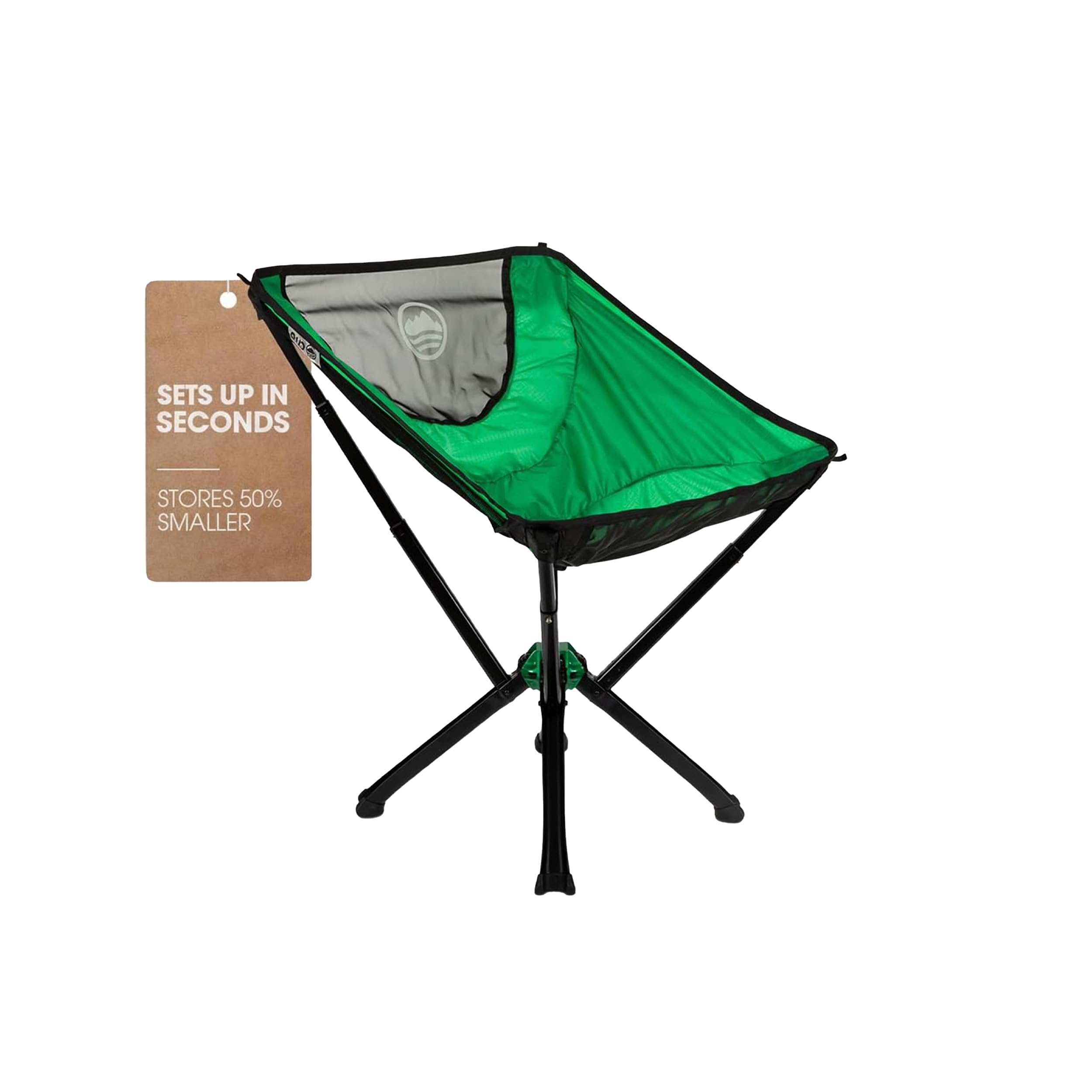 CLIQ Portable Chair Version 1.0 - Lightweight Folding Chair for Camping - Supports 300 Lbs - Perfect for Outdoor