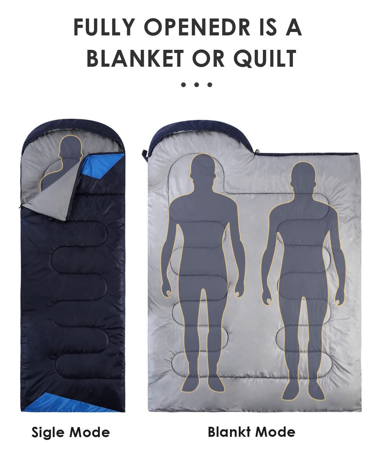 Waterproof Lightweight Cold Weather Sleeping Bag