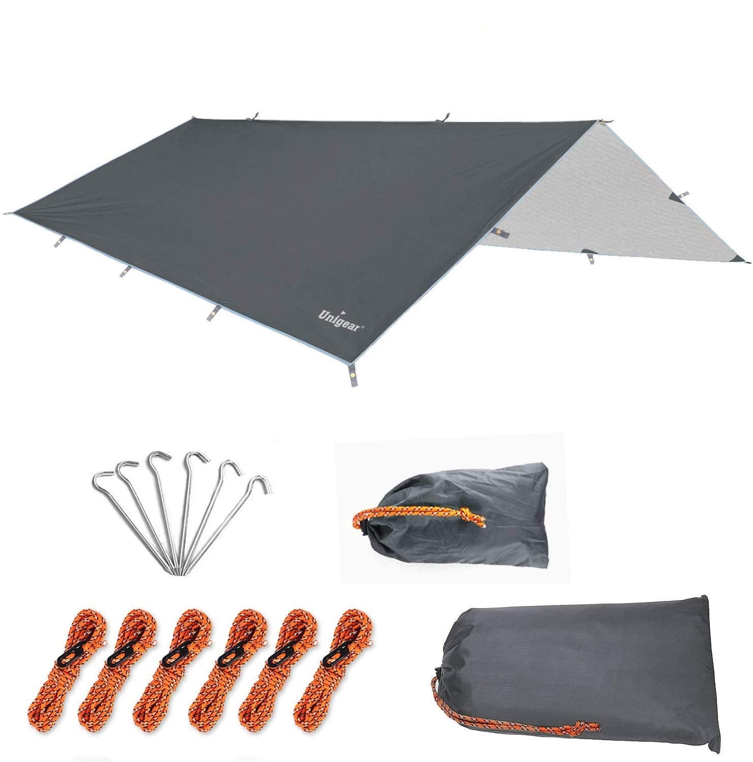 Waterproof Camping Tarp Rain Fly Shelter Cover