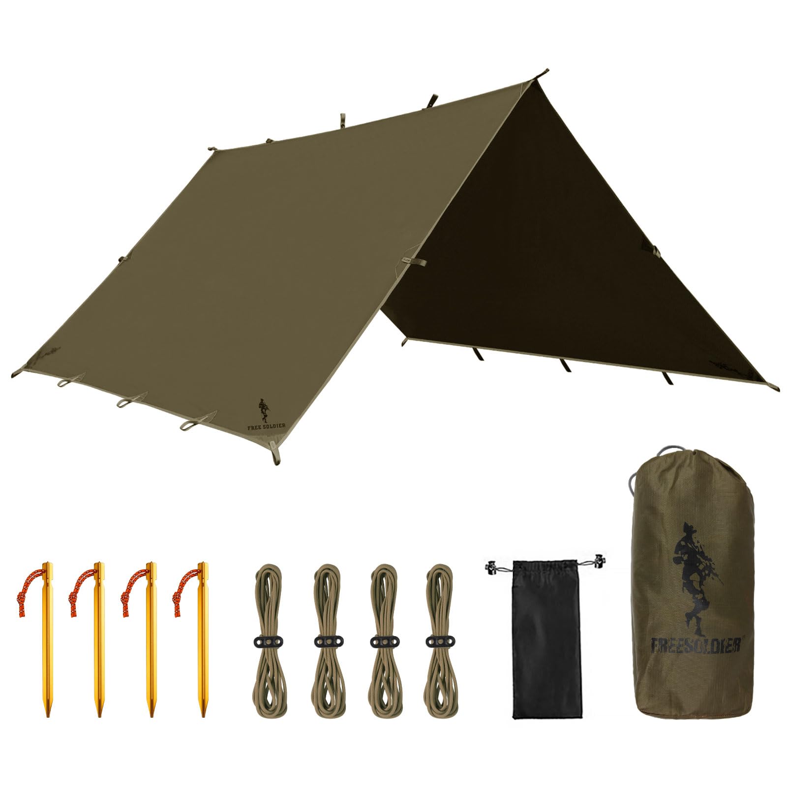 Waterproof Portable Camping Tarp Shelter Awning
