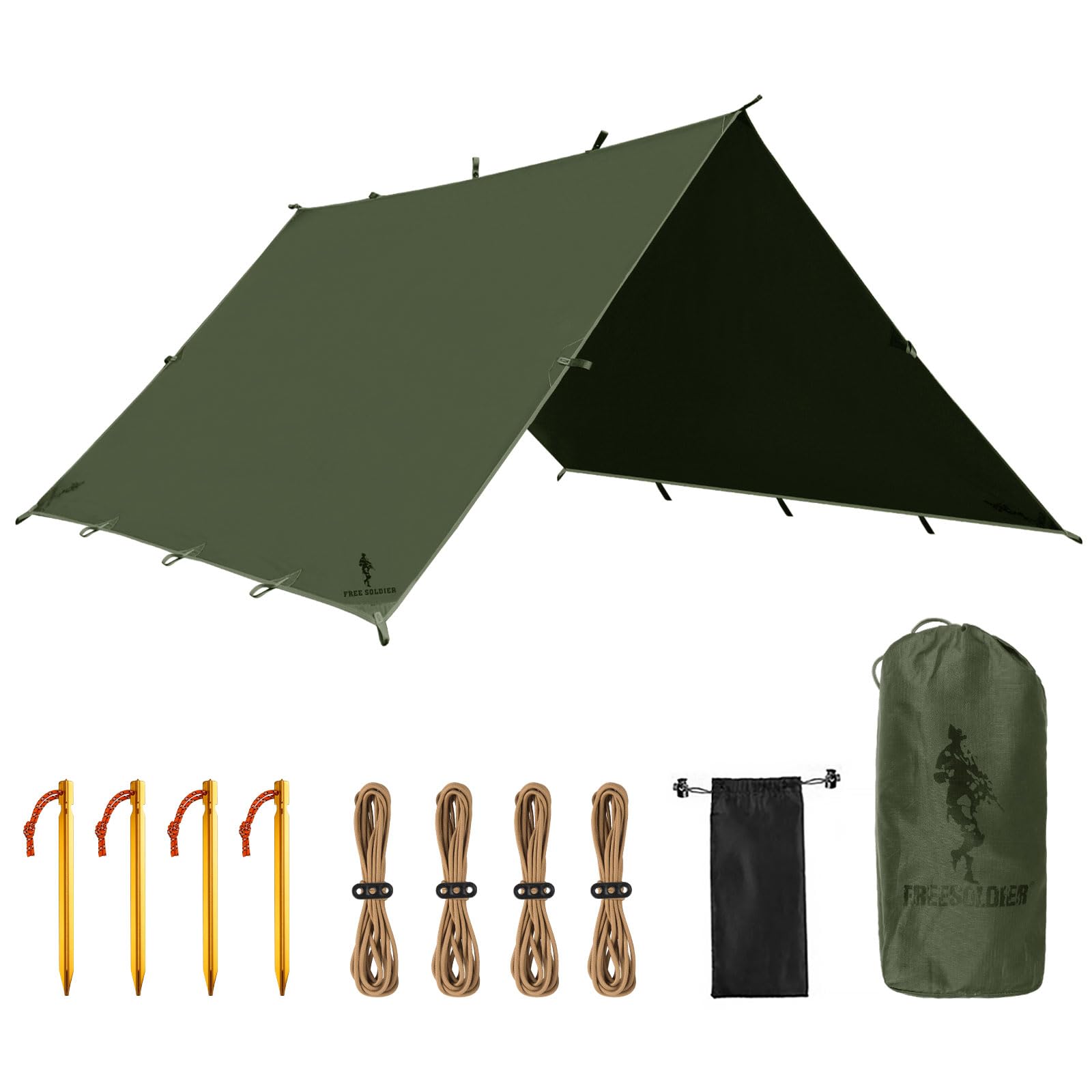 Waterproof Portable Camping Tarp Shelter Awning