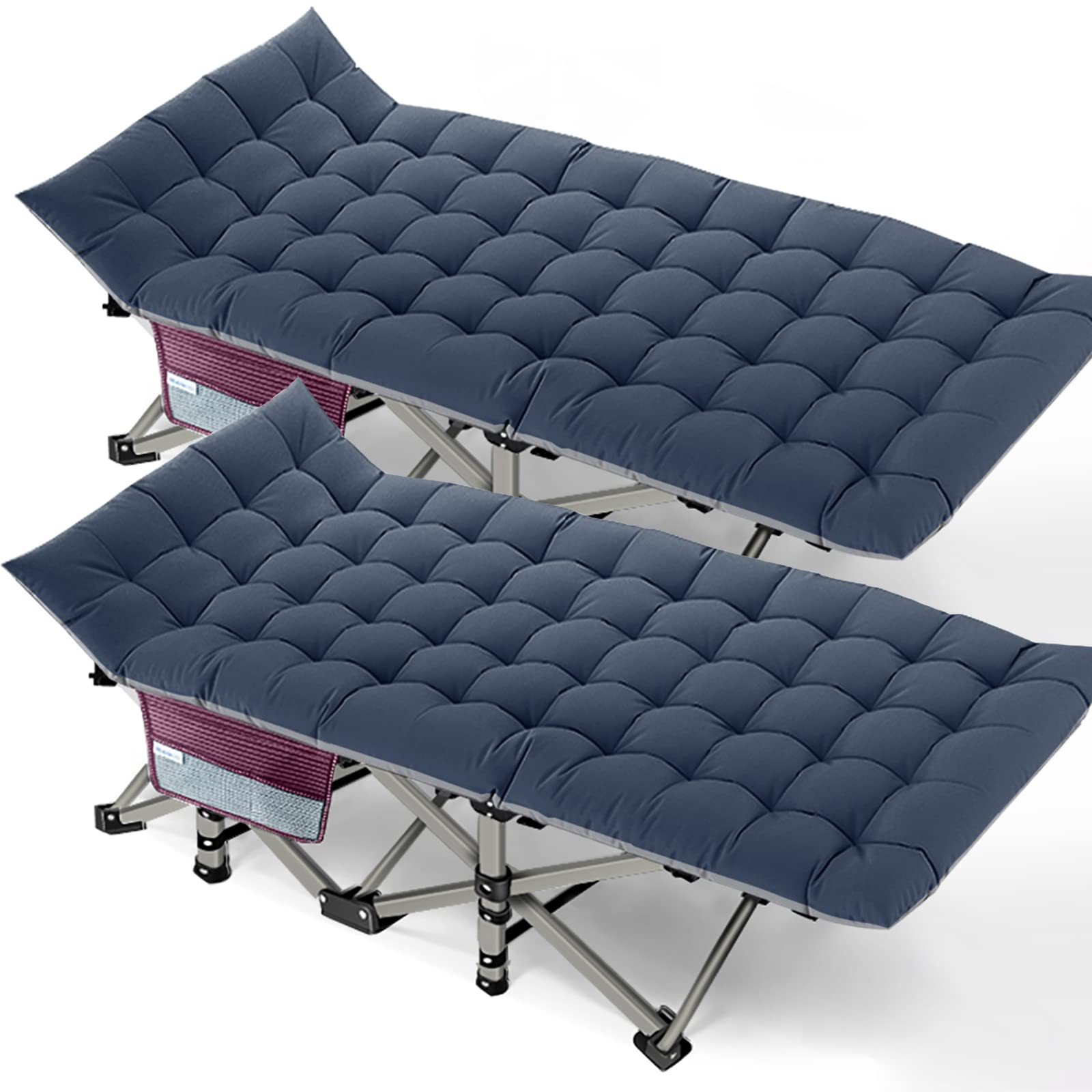 Portable Folding Camping Cot with Mattress