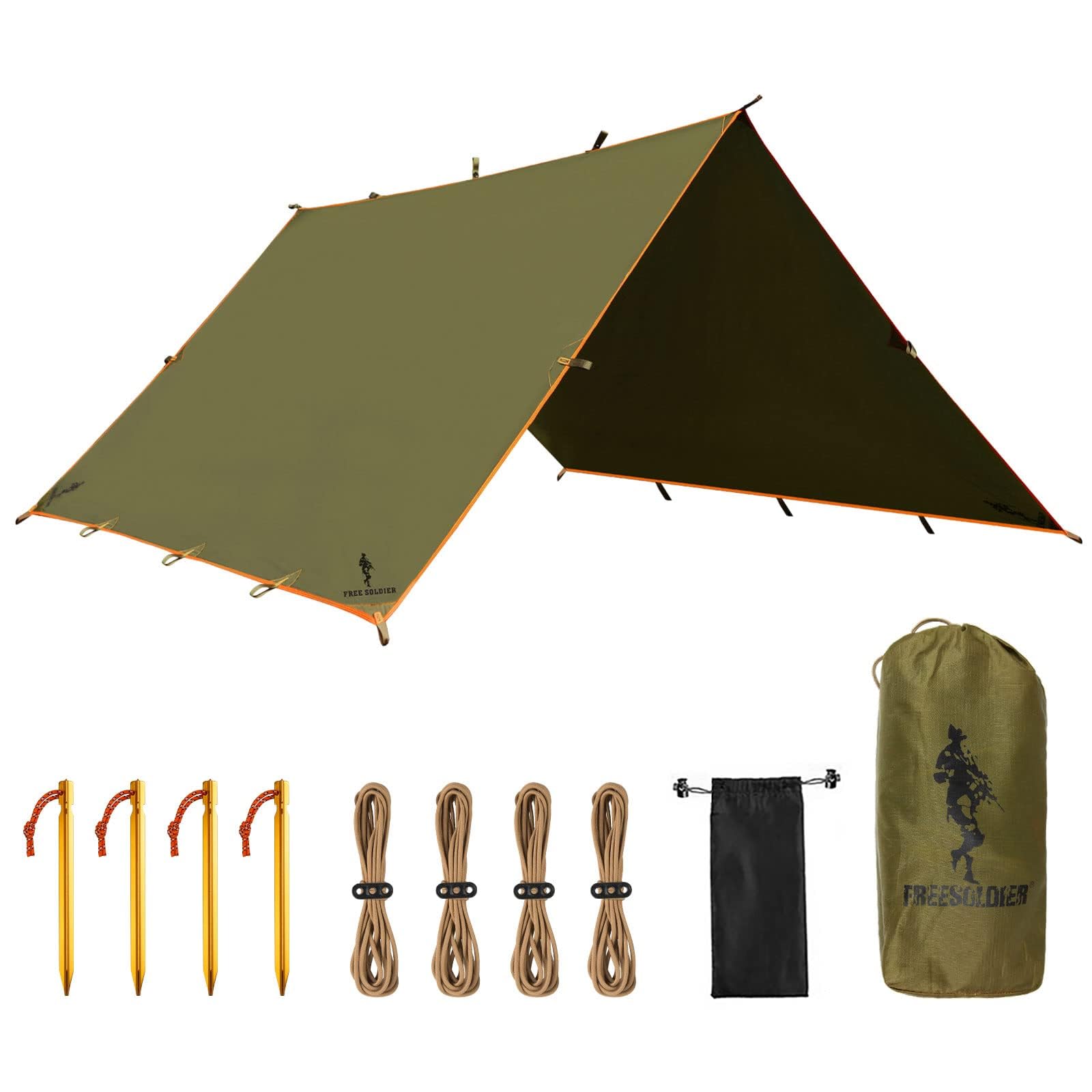 Waterproof Portable Camping Tarp Shelter Awning