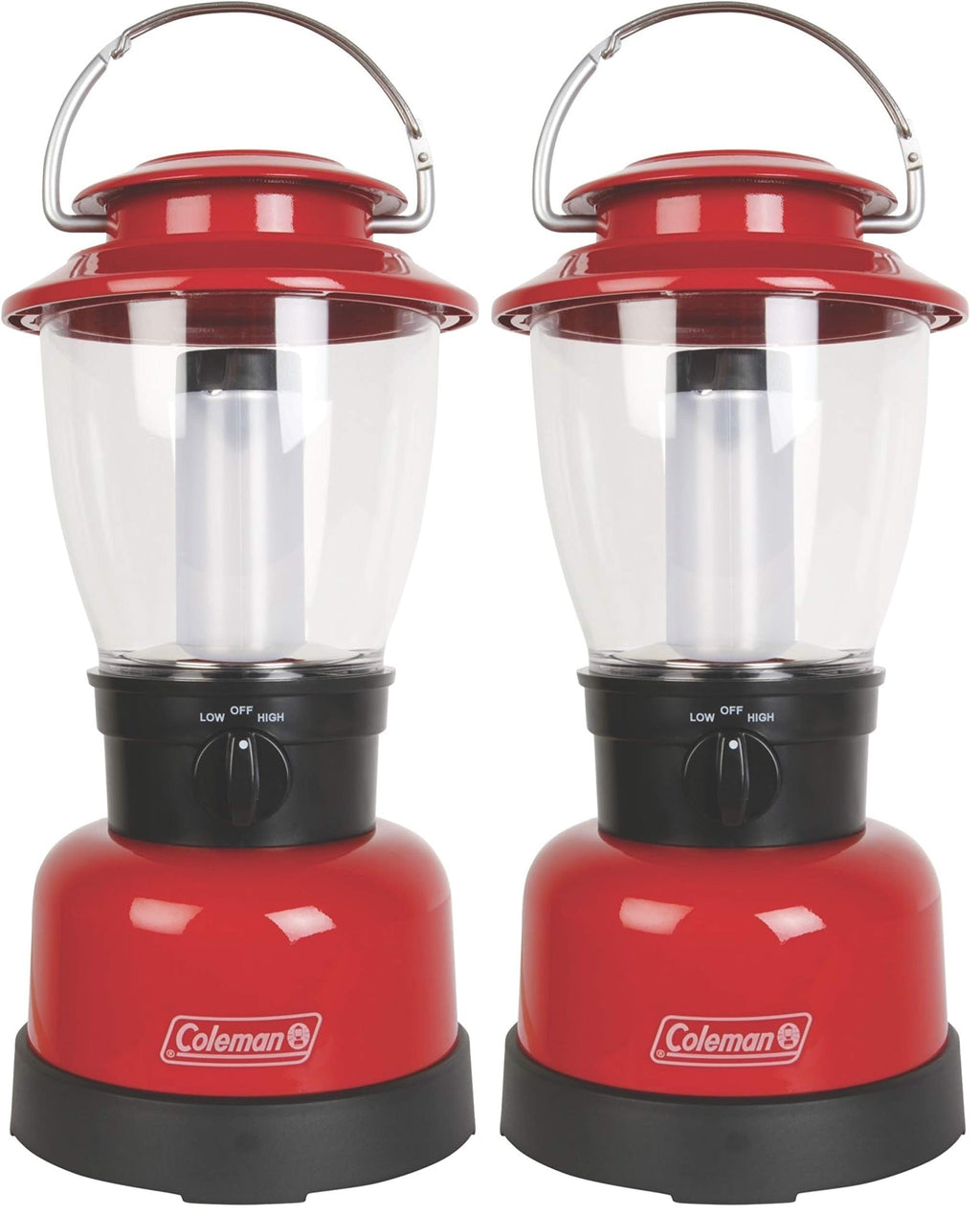 Battery Powered LED Camping Lantern with Carabiner Handle