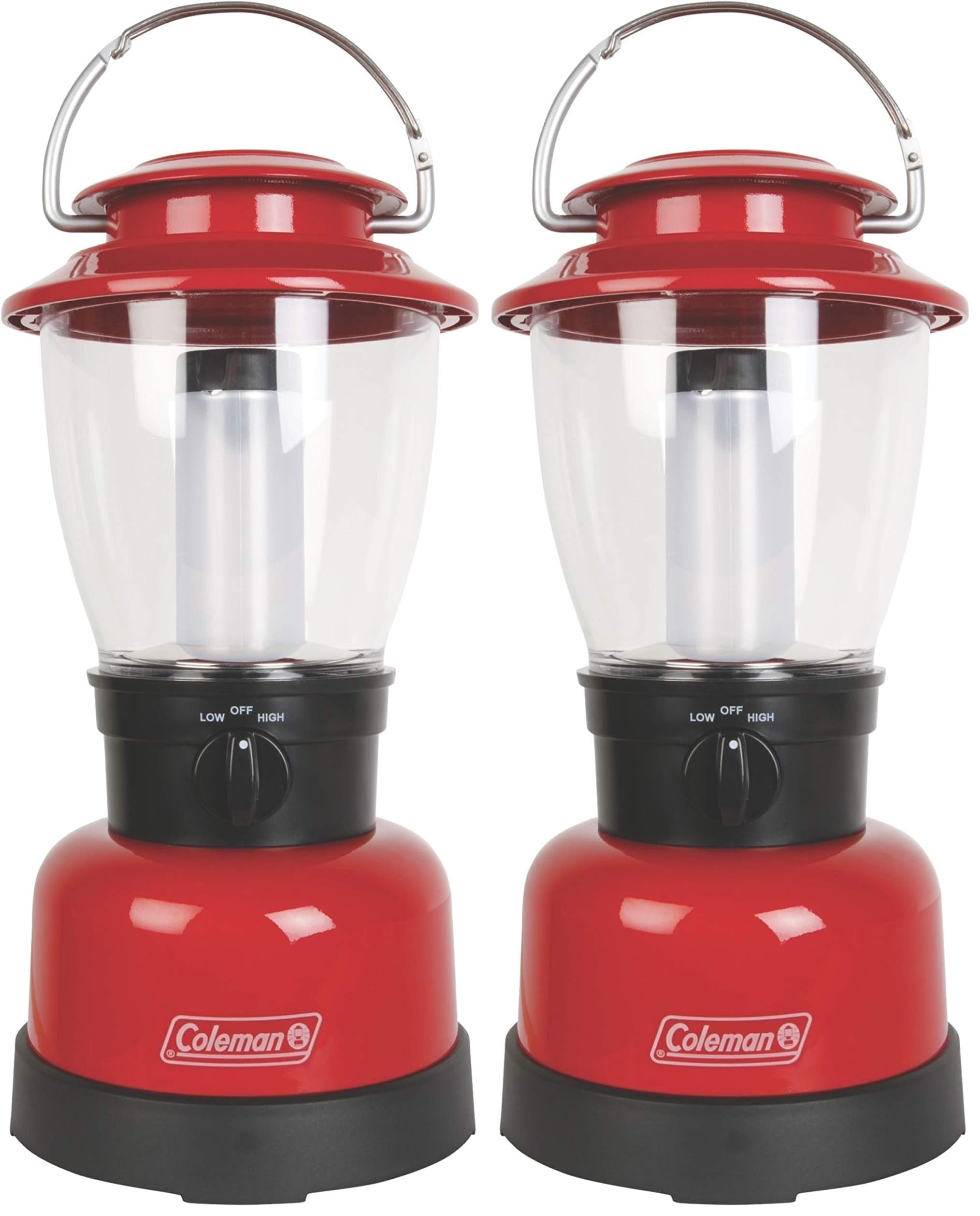 Battery Powered LED Camping Lantern with Carabiner Handle