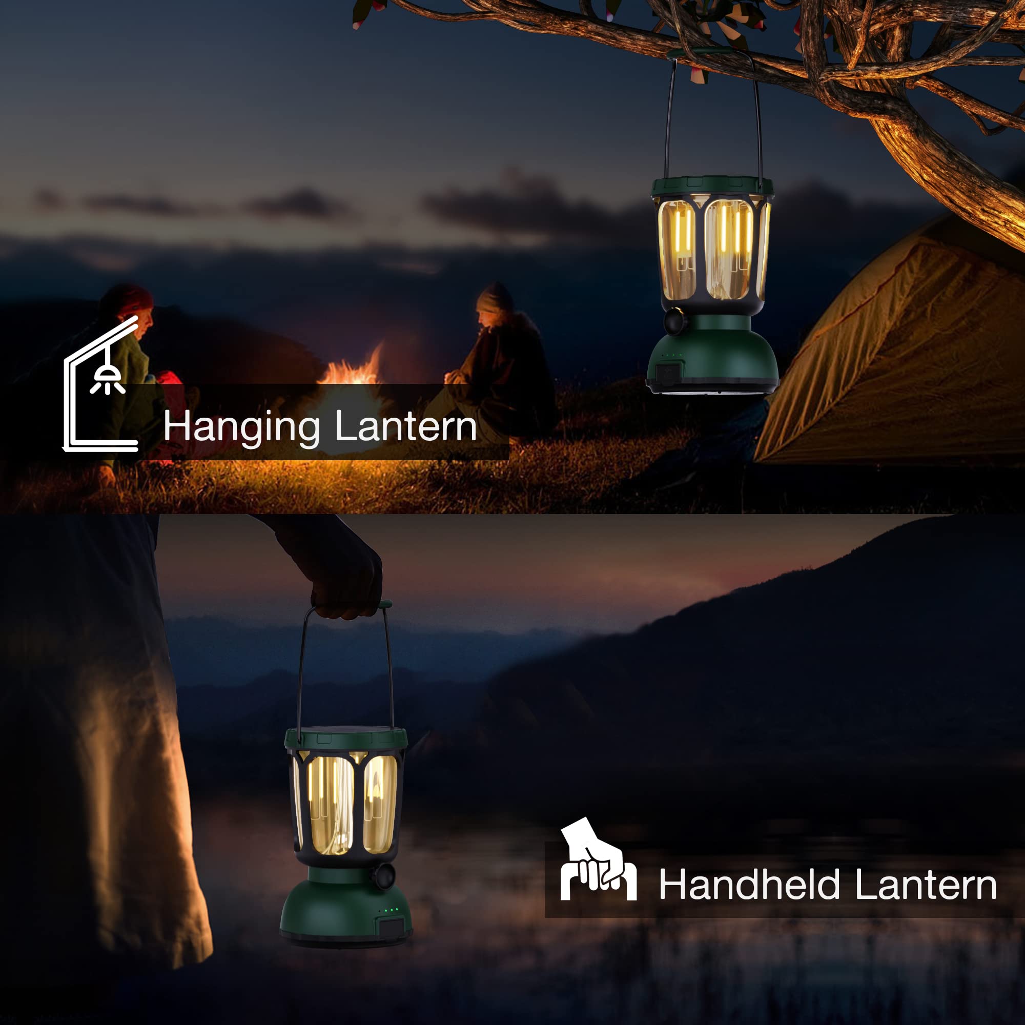 Outdoor LED Camping Lantern 6000 Lumen