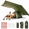 Large Waterproof Camping Tarp Rain Fly Shelter