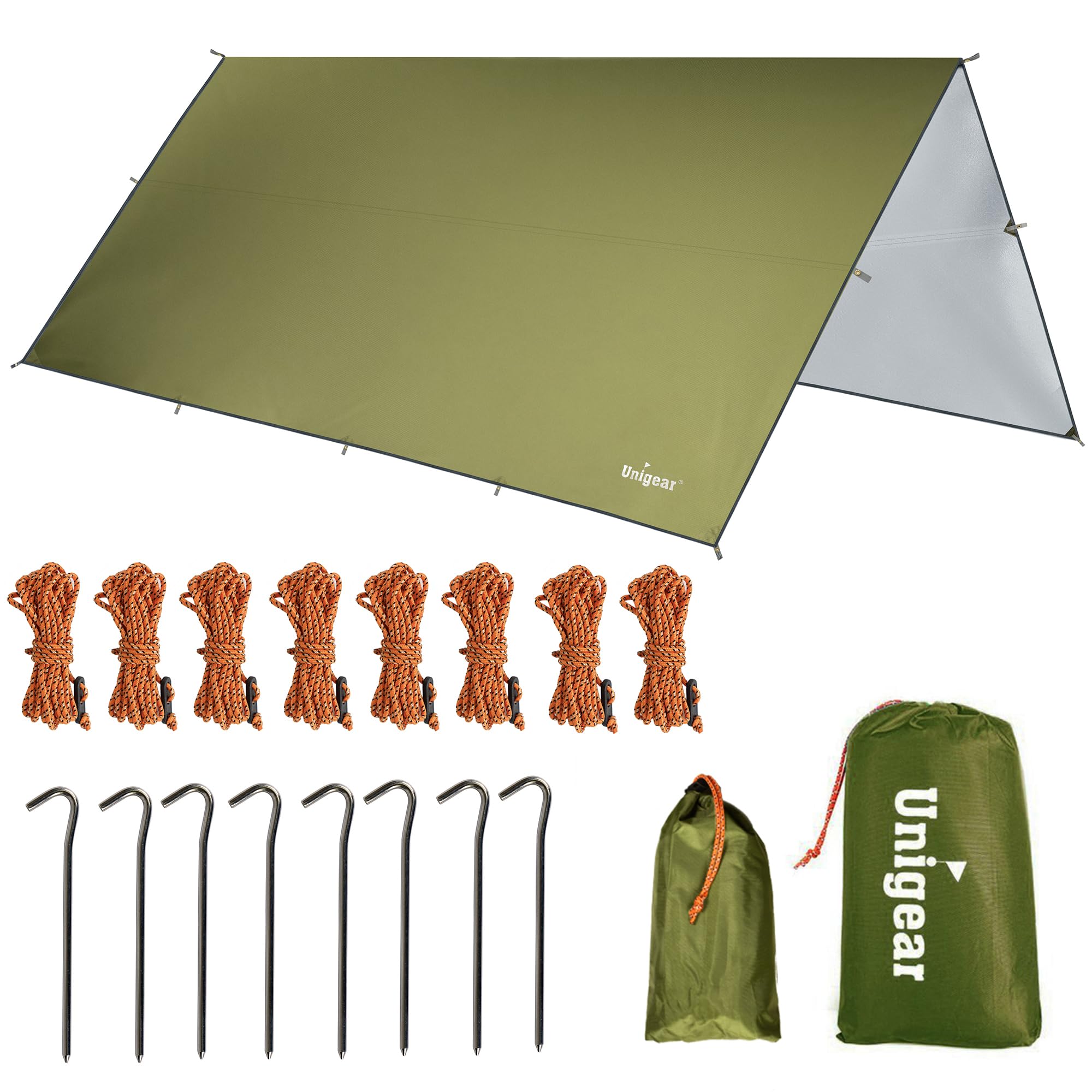 Waterproof Camping Tarp Rain Fly Shelter Cover