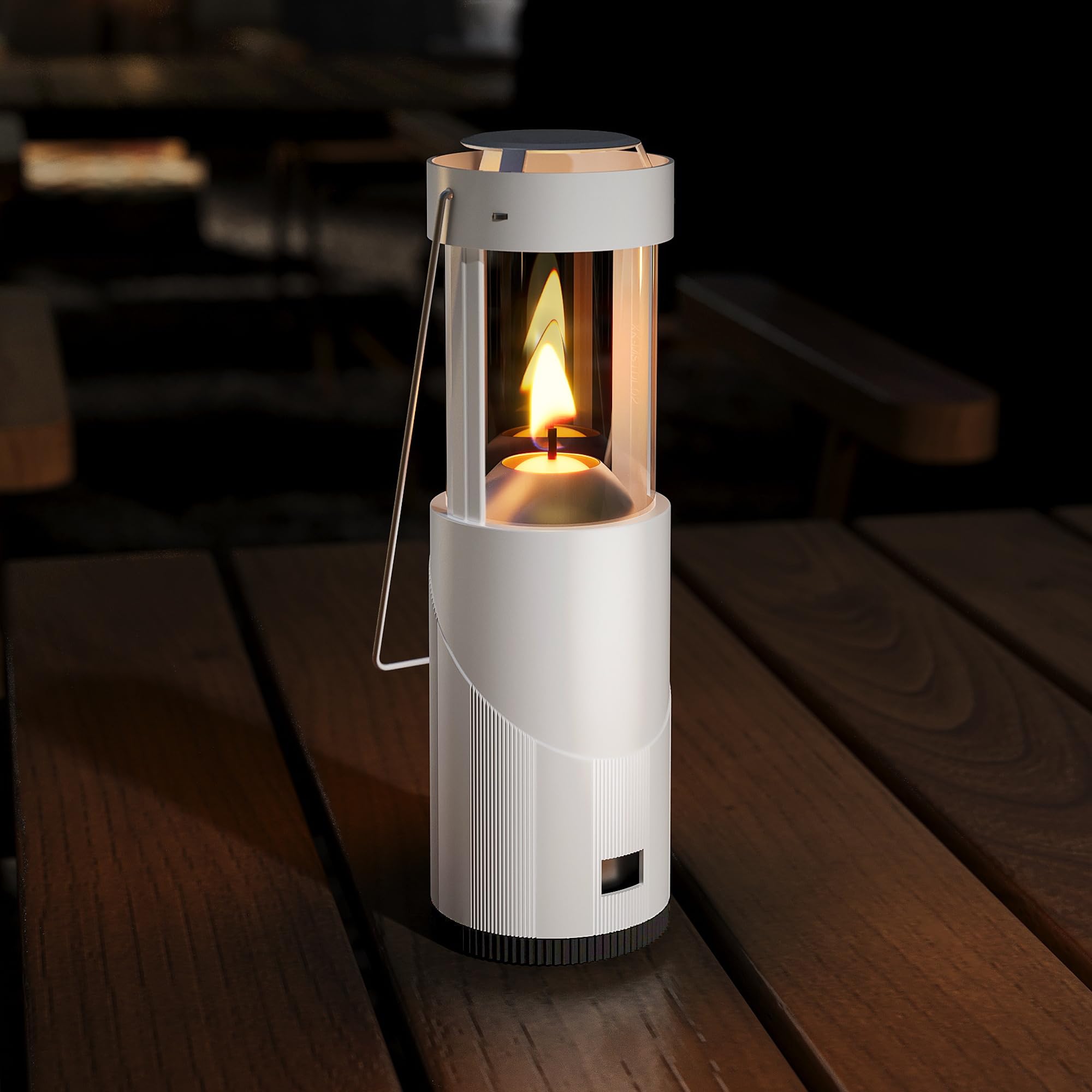 Mini Candle Camping Lantern with Storage Bag