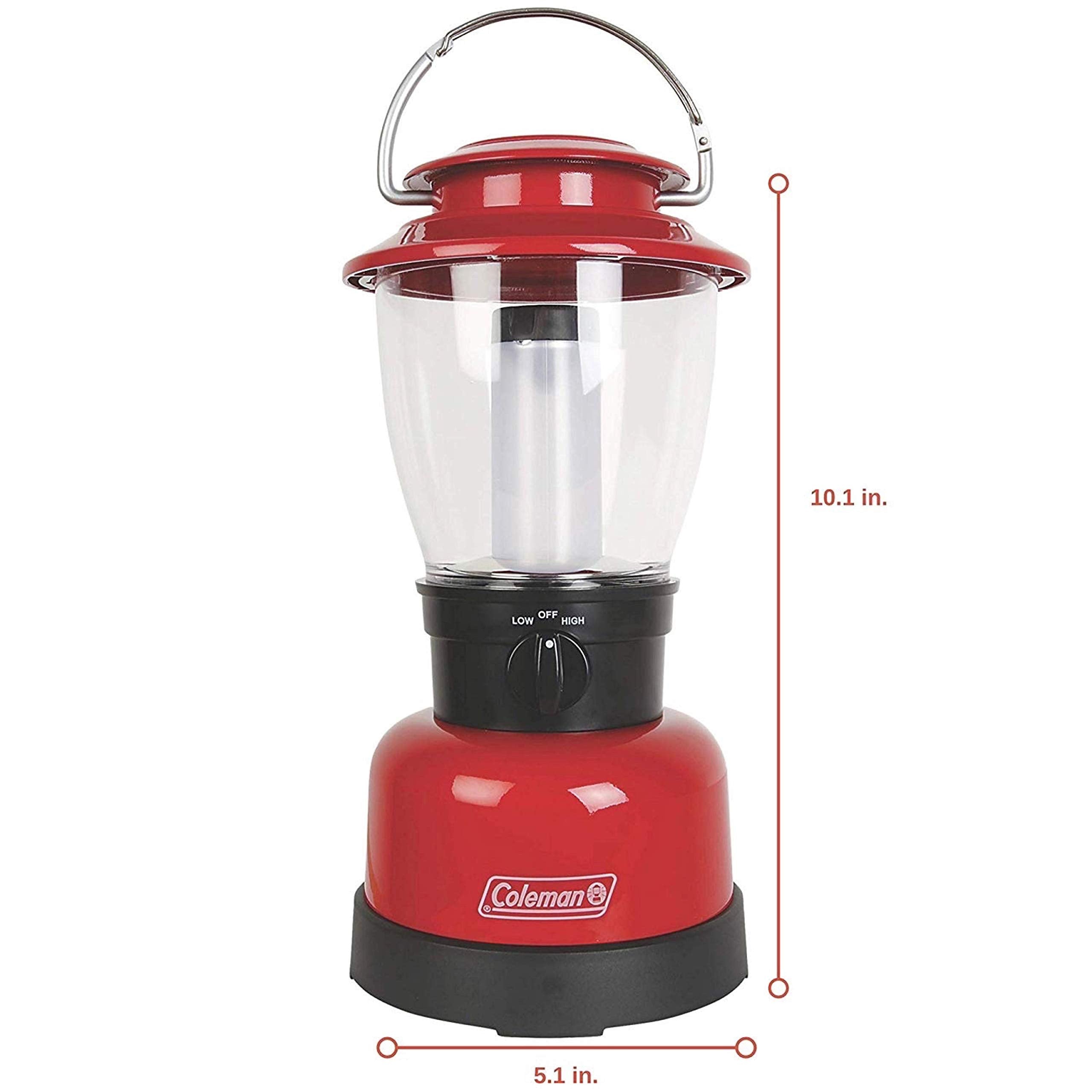 Battery Powered LED Camping Lantern with Carabiner Handle