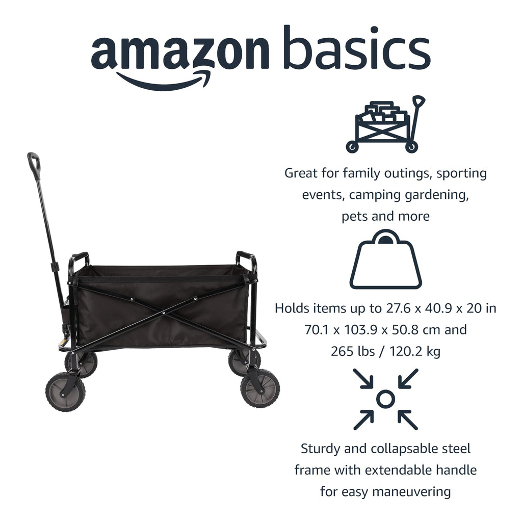 Collapsible Folding Outdoor Utility Wagon Cart