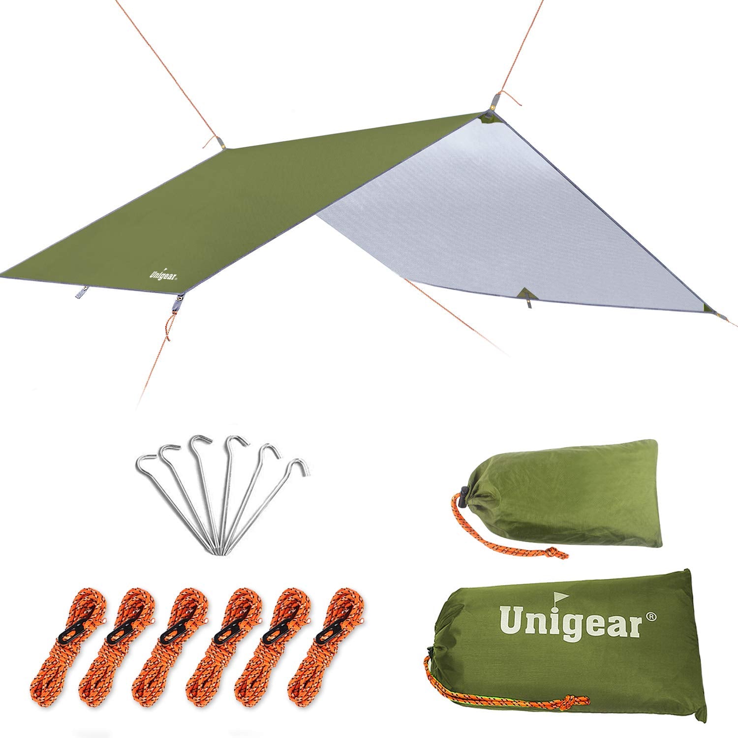 Waterproof Camping Tarp Rain Fly Shelter Cover