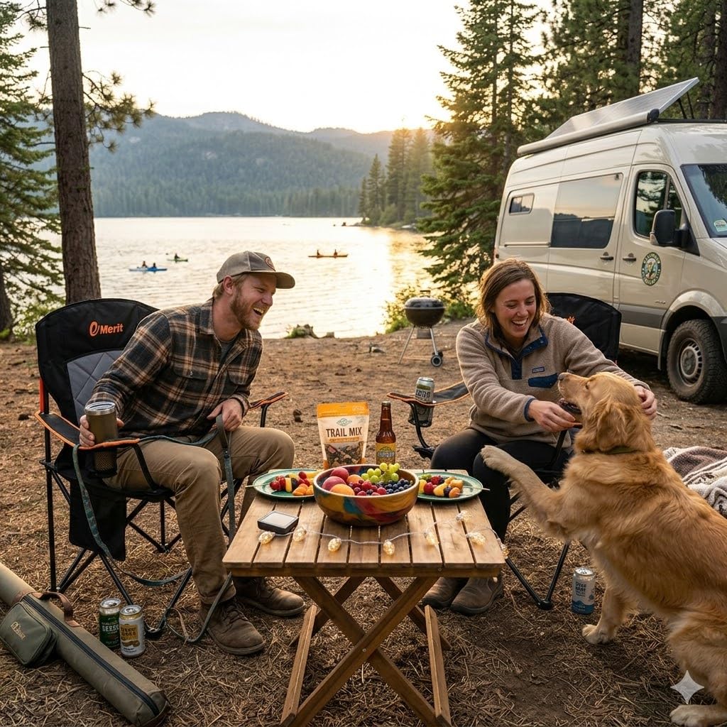 Heavy Duty Foldable Camping Chair with Cup Holder