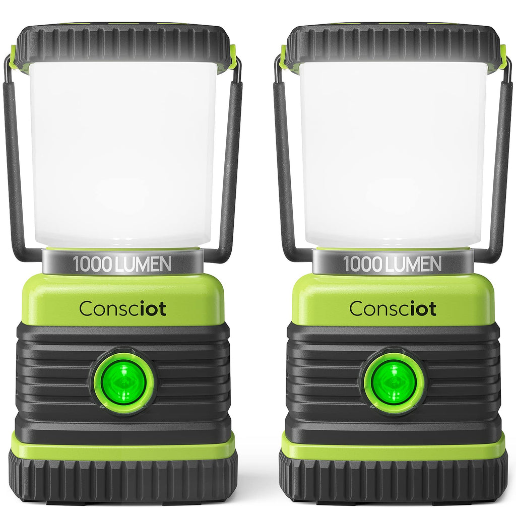Battery Powered LED Camping Lantern 1000 Lumen