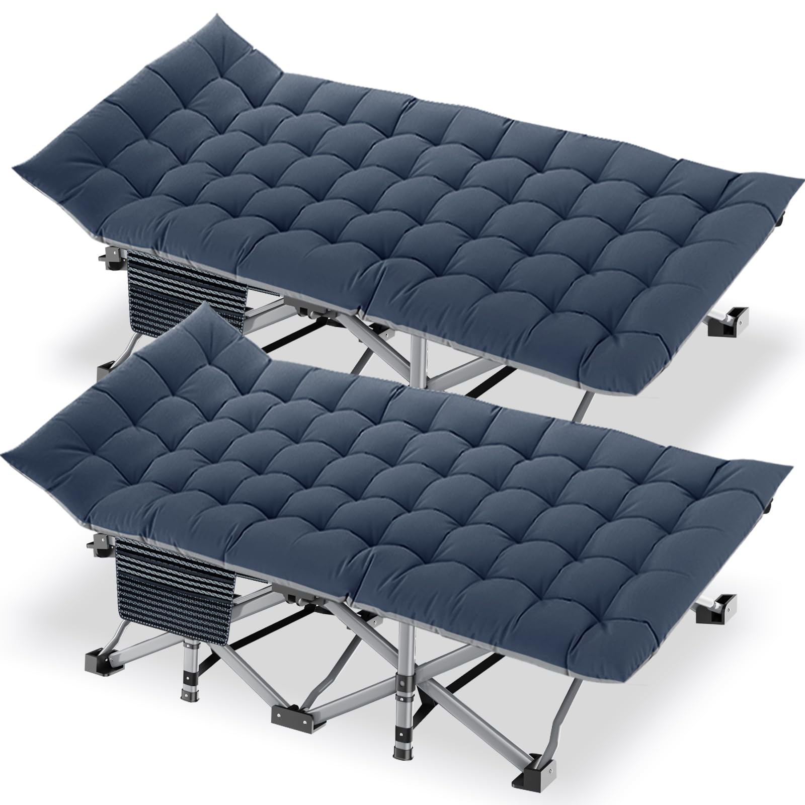 Portable Folding Camping Cot with Mattress