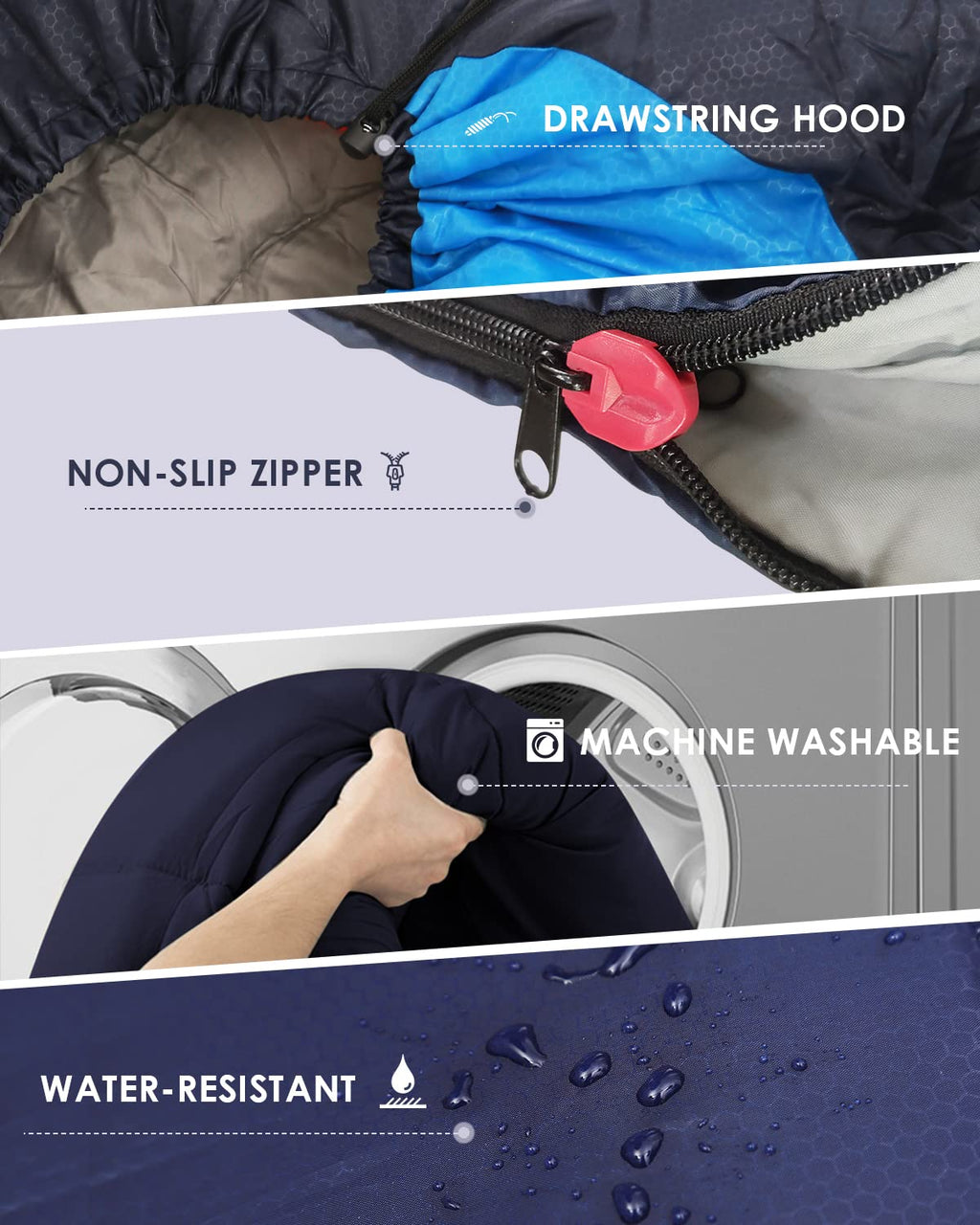 Waterproof Lightweight Cold Weather Sleeping Bag